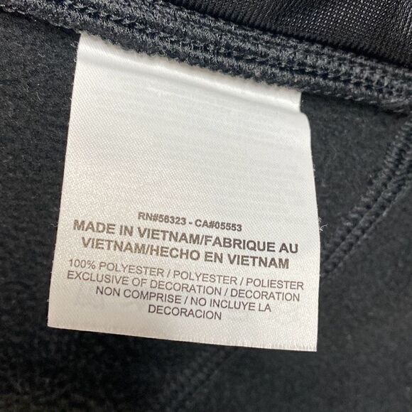 Nike Golf Jacket Pebble Beach Therma-Fit Zip Front Black High Neck Medium - Picture 9 of 9